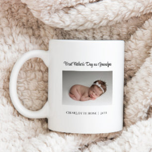 Mug Première Fête des pères en Grand-père Nouveau bébé