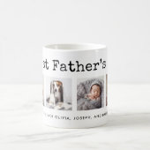 Mug Première Fête des pères | Grille photo sur texte d (Centre)