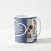 Mug Première Fête des pères Meilleur Papa Jamais 2 Pho (Devant droit)