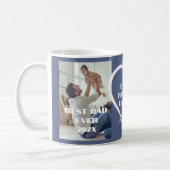 Mug Première Fête des pères Meilleur Papa Jamais 2 Pho (Gauche)