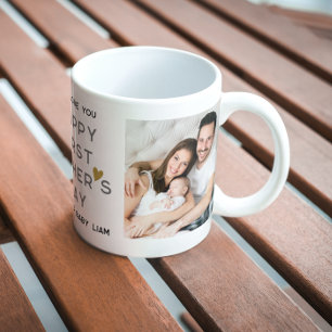 Mug Première Fête des pères Nouveau Papa Bébé 2 Photo 