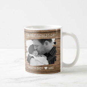 Mug Première Fête des pères Nouveau papa Bébé Pho