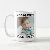 Mug Première Fête des Pères Papa le Plus Cool Bébé Pho (Gauche)