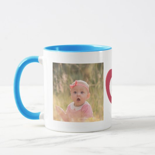 Mug Première Fête des pères Papa Tu es la meilleure ph (Gauche)
