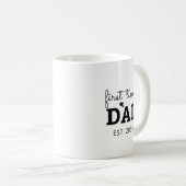 Mug Première fois papa cadeau de Fête des pères pour n (Devant droit)