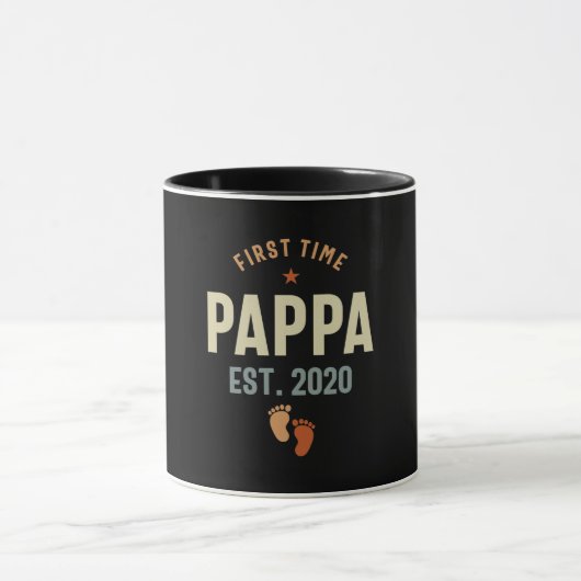 Mug Première Fois Pappa Est 2020 Daddy Cadeau (Centre)