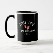Mug Première grand-mère de 2021 (Gauche)