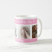 Mug première journée de la mère mignonne photo collage (Devant droit)