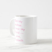 Mug Première Ma mère pour toujours Mon ami Personnalis (Devant gauche)