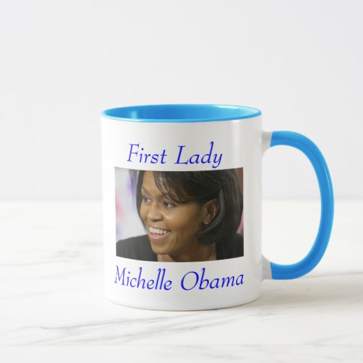 Mug Première Madame Michelle Obama - customisée (Droite)