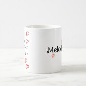 Mug première mère heureux jour mère simple écrit à la (Centre)
