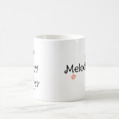 Mug première mère heureux jour mère simple écrit à la (Centre)