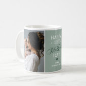 Mug Première mère Jour 2 Photo Vert (Devant gauche)