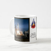 Mug Première navette spatiale lancer STS-1 Columbia (Devant gauche)