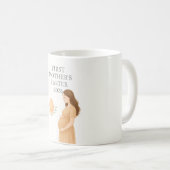 Mug Première Pâques de maman – Illustration de grosses (Devant droit)