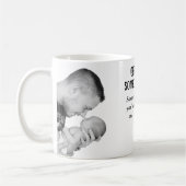 Mug Première photo de la fête des pères : le héros de (Gauche)