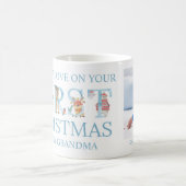 Mug Première photo de Noël avec une jolie lettre d'ani (Centre)