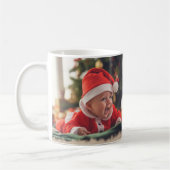Mug Première photo de Noël du bébé (Gauche)