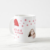 Mug Première photo de Noël du Père Noël (Devant gauche)