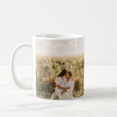 Mug Première photo en or de Noël engagé (Gauche)