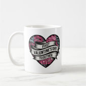 Mug Première Saint-Valentin Ensemble Conception en for (Gauche)