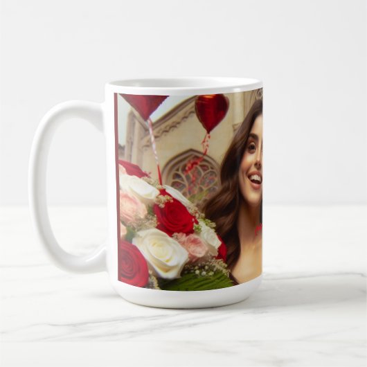 Mug Première Saint Valentin | Photo (Gauche)