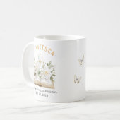 Mug Première Sainte Communion Bible Florale Religieuse (Devant gauche)