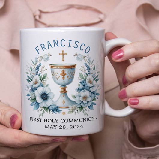 Mug Première Sainte Communion Événement religieux Flor