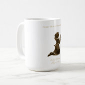Mug Première Sainte Communion Priant La Fille Élégante (Devant gauche)