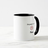 Mug Première typographie drôle de café (Devant droit)