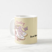 Mug Premières Chaussures Bébé Fille (Devant gauche)