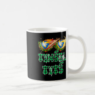 Mug Premières Noël Drôle En Momma Tinsel Volleyball Ma