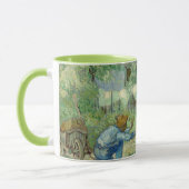 Mug Premiers pas, après Millet par Vincent Van Gogh (Gauche)