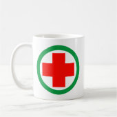 Mug Premiers soins - Médicaments - Ambulance, Aide (Gauche)