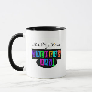 Mug Premiers T-shirts et cadeau du jour de mère de