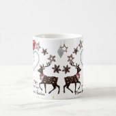 Mug Premium Luxury Reindeer Snowflake Love in Every (Centre)