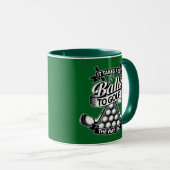Mug Prend Beaucoup De Ballons - Golf drôle (Devant droit)