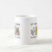 Mug Prend un village aider les chats sans abri (Centre)