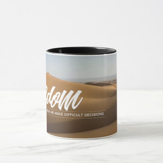 Mug Prendre des décisions difficiles (Centre)