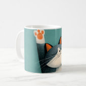 Mug Prendre des siestes professionnelles Chat drôle en (Devant gauche)