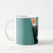 Mug Prendre des siestes professionnelles Chat drôle en (Gauche)