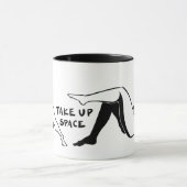 Mug Prendre la boue spatiale (Centre)