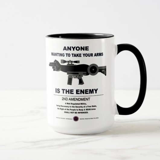 Mug Prendre les armes - 2e amendement (Droite)