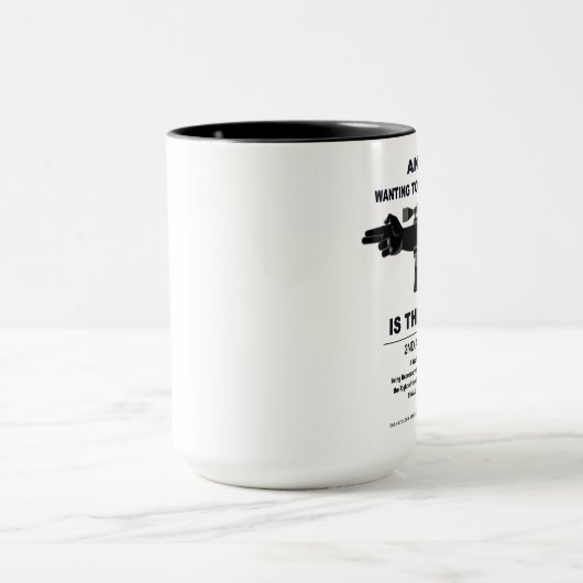 Mug Prendre les armes - 2e amendement (Centre)