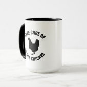Mug prendre soin de tout le poulet (Devant gauche)