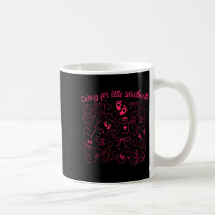 Mug Prendre soin des petits coeurs Nicu Infirmière de