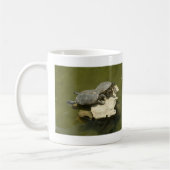 Mug Prendre un bain de soleil des tortues (Gauche)