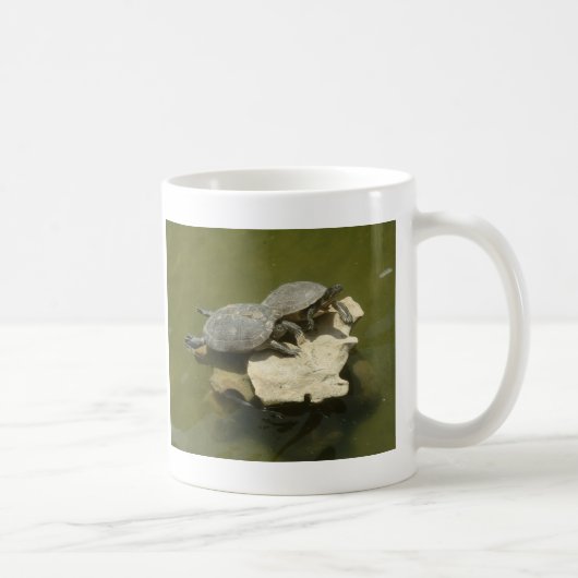 Mug Prendre un bain de soleil des tortues (Droite)