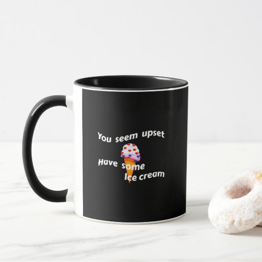 Mug Prenez De La Glace (Avec donut)