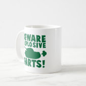 Mug Prenez garde des PETS EXPLOSIFS ! (Devant gauche)